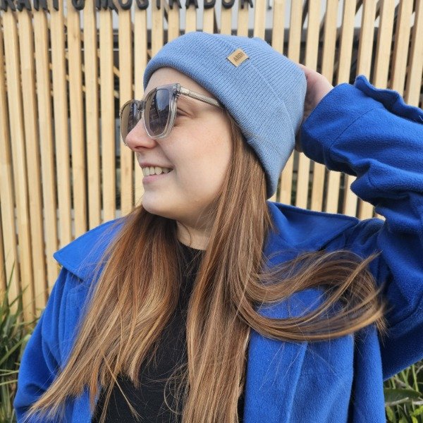 Producto - Gorro de Lana Rocky Premium celeste