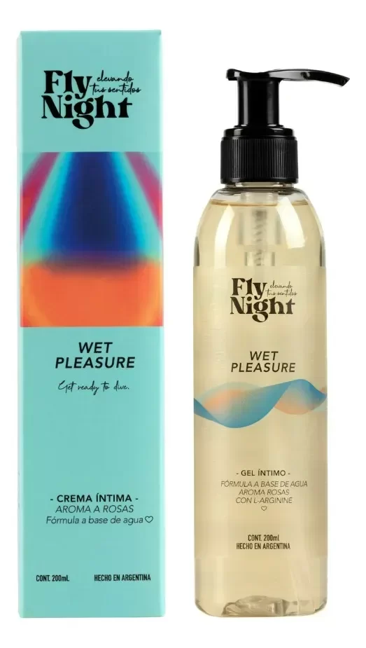 Producto - GEL LUBRICANTE FLY NIGHT WET PLAEASURE ESTIMULANTE FEMENINO 200