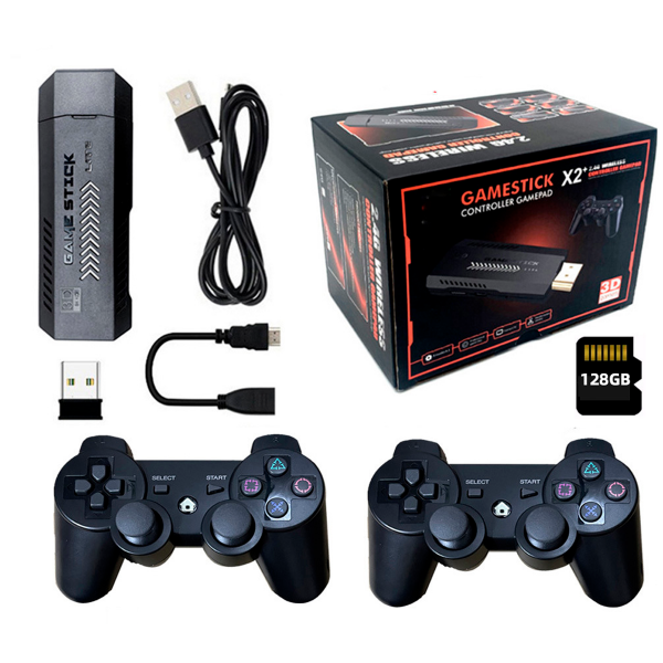 Producto - X2 PREMIUM con Joystick Recargables con 40 Consolas + 40.000 Juegos