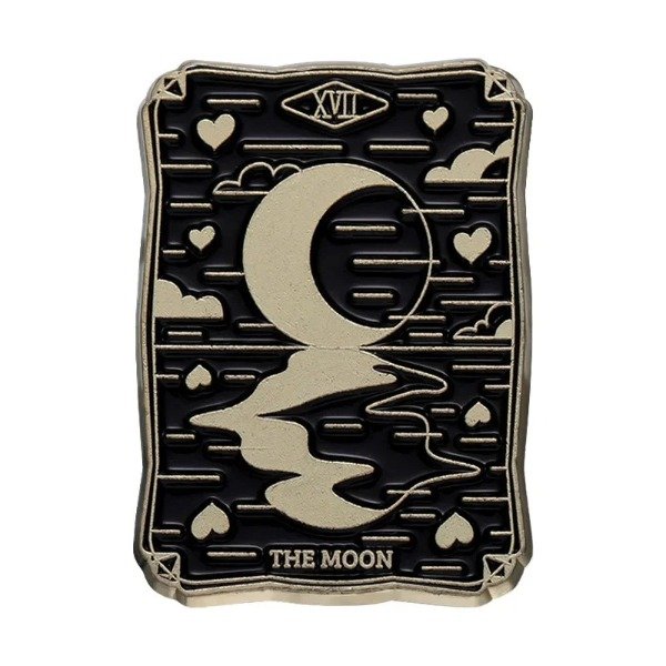 Producto - Pin Tarot Dorado The Moon