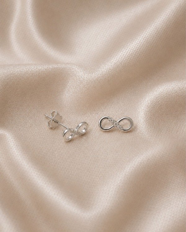 Producto - Aros de Plata Infinito