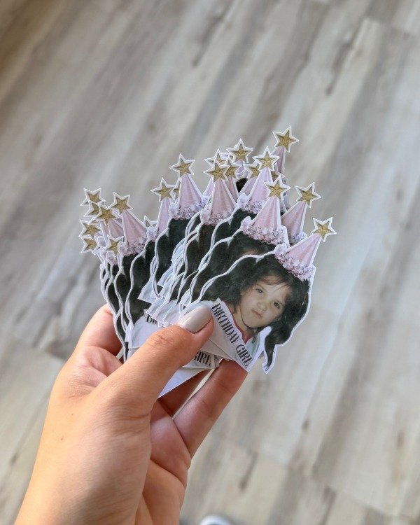 Producto - Stickers de cumple para vaso