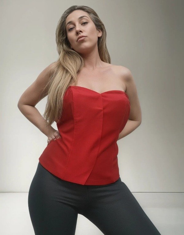 Corset rojo ladrillo — imagen 5