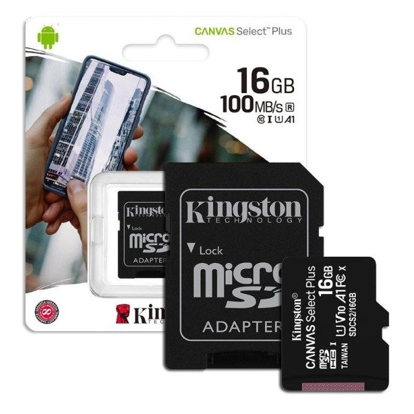 Producto - Tarjeta de Memoria Kingston Canvas Select Plus 16 gb