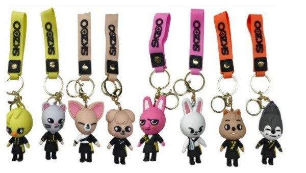 Producto - LLAVEROS DE STRAY KIDS GOMA