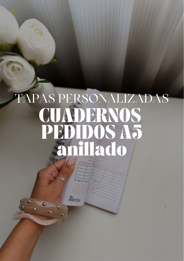 Producto - Cuadernos Pedidos Personalizado A5 anillado