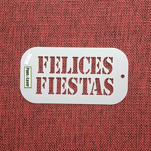 Producto - Stencil - 15 x 8 cm - Cod. 215N
