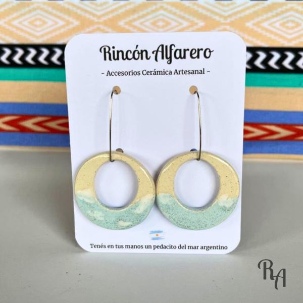 Producto - Pendientes Costa Atlántica Buenos Aires - redondos grandes