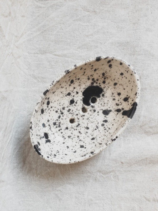 Producto - Jabonera de cerámica ovalada