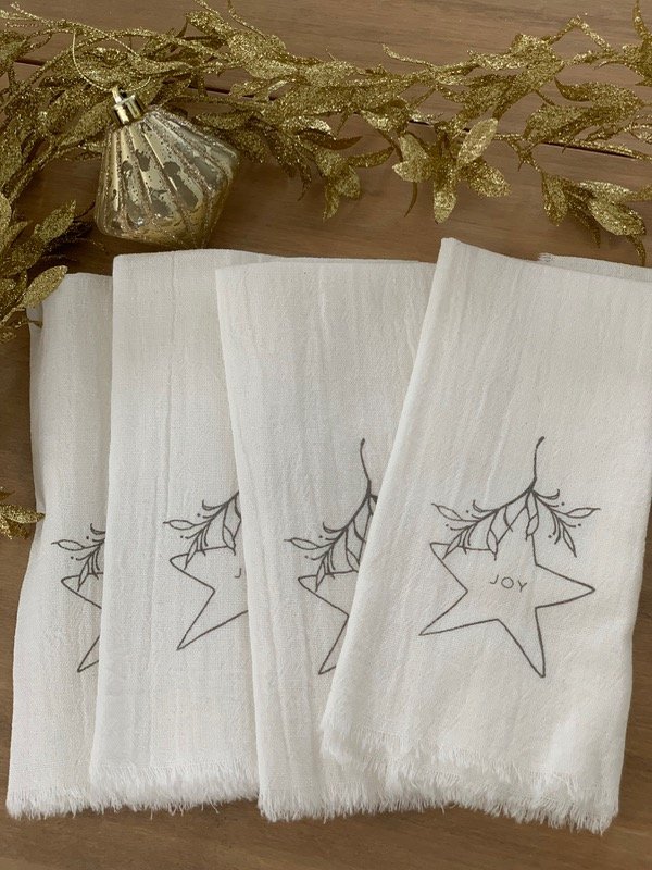 Producto - Servilletas x4 Estampa Navidad