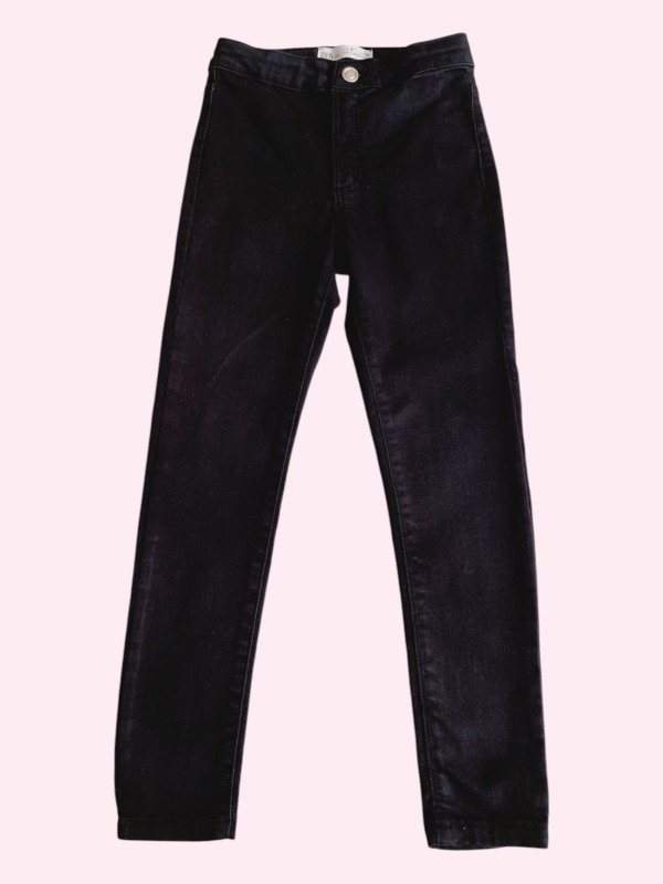 Producto - Jean elastizado negro Zara 7 años