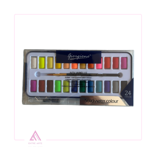 Producto - GIORGIONE ACUARELA PROFESIONAL CAJA x 24