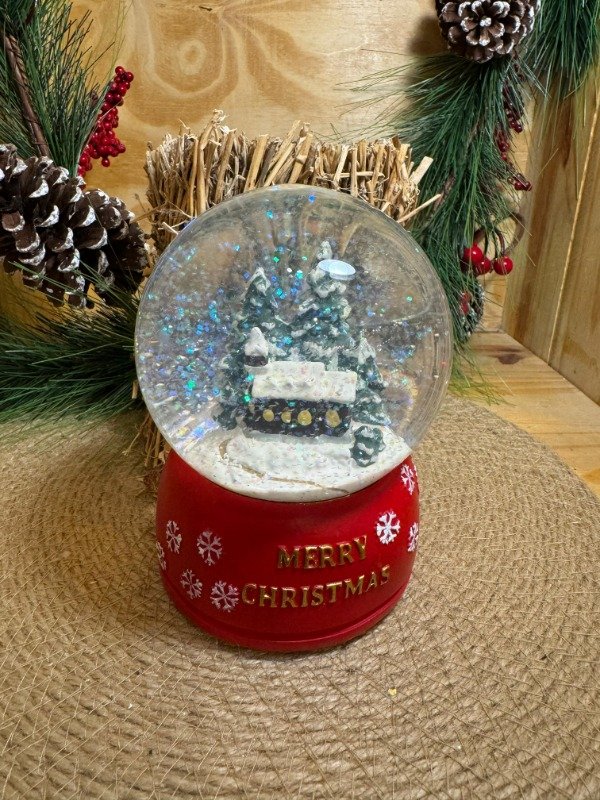 Producto - Bola de Nieve 14 cm A Cuerda Casita Nevada (Efectivo: 39.920)