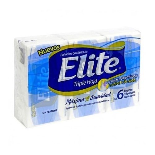Producto - 4962 PAÑUELOS ELITE X 6 TRIPLE HOJA