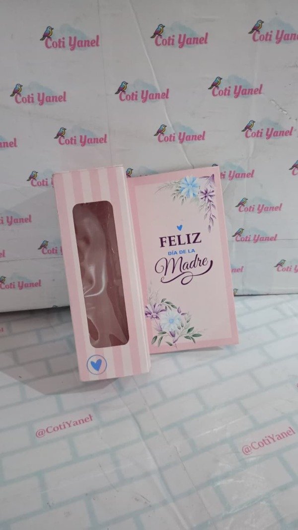 Producto - Caja tipo fosforera con tarjeta - 0