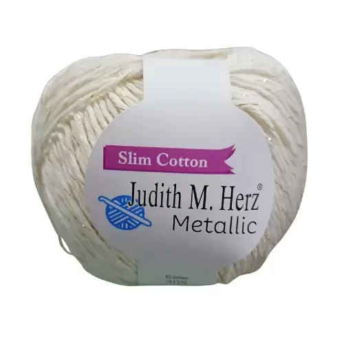 Producto - Hilo de Algodón con Lúrex Yudith 100g - Brillo y Calidad para tus Tejidos - 3