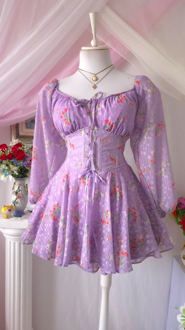Producto - Vestido Coquette Mia Lila! IMPORTADO NUEVO - 0