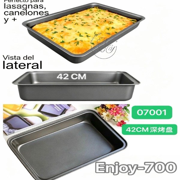 Producto - MOLDE BANDEJA HONDO DE HORNO TORTERA 42CM ENJOY700