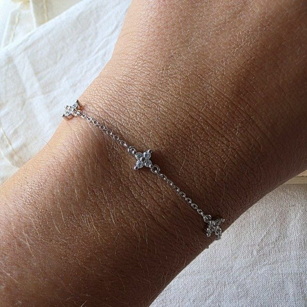 Producto - Pulsera Plata925 fina con destellos de luz