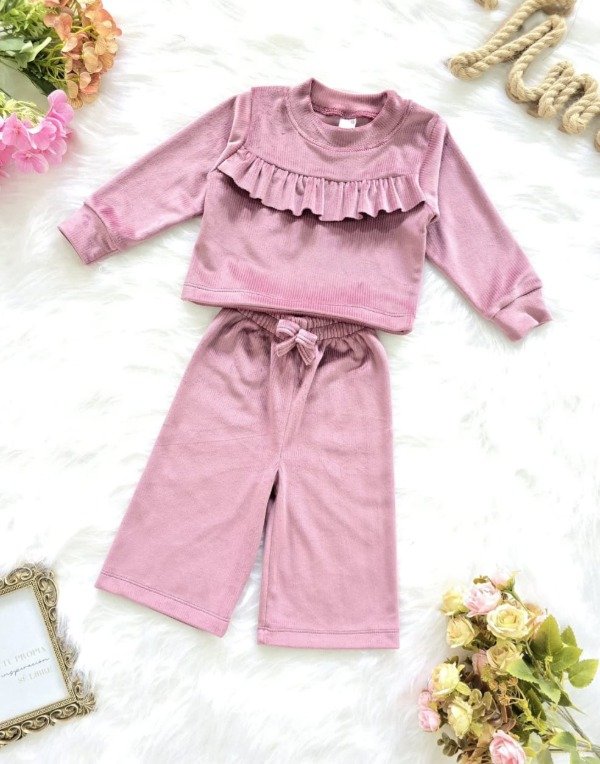 Producto - Conjunto de Plush Rosa Viejo (CJ6)