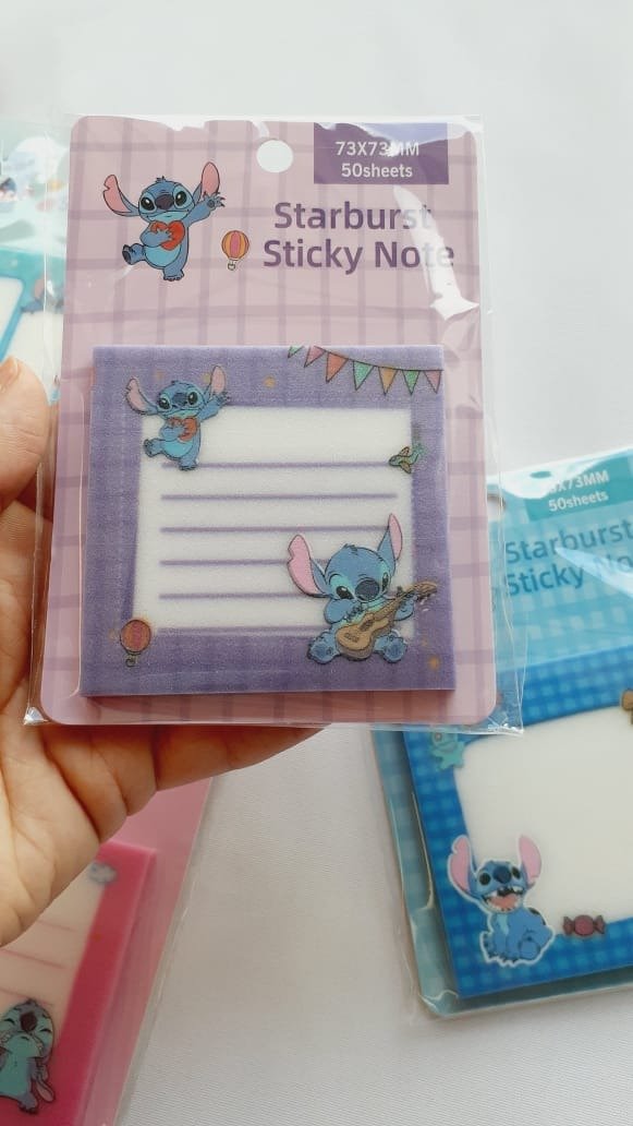 Producto - Notas adhesivas transparentes con glitter