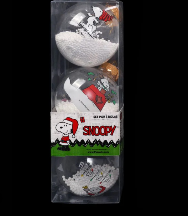 Producto - Esferas Navideñas Snoopy Oficial