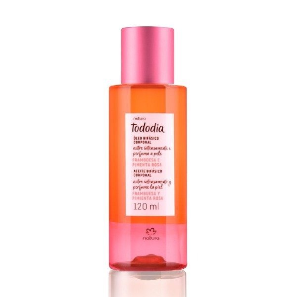 Producto - Aceite bifásico 120ml - frambuesa y pimienta rosa
