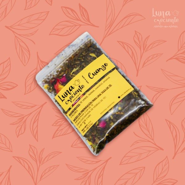 Producto - Cuarzo-Té verde,Papaya,Mango ,Ananá,Flores