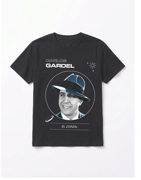 Producto - Remera Carlos Gardel El Zorzal - Negra - 4