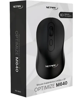 Producto - MOUSE NETMAK INALAMBRICO  M640