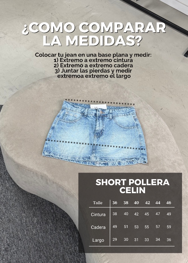 Producto - Short Pollera Celin - 3