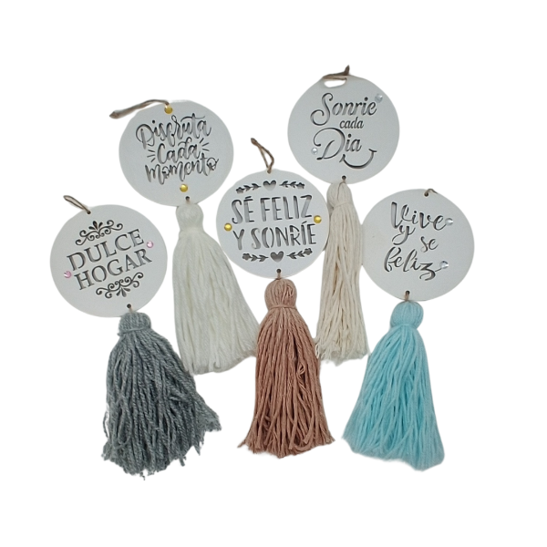 Producto - 5 Atrapasueños decorados con borla
