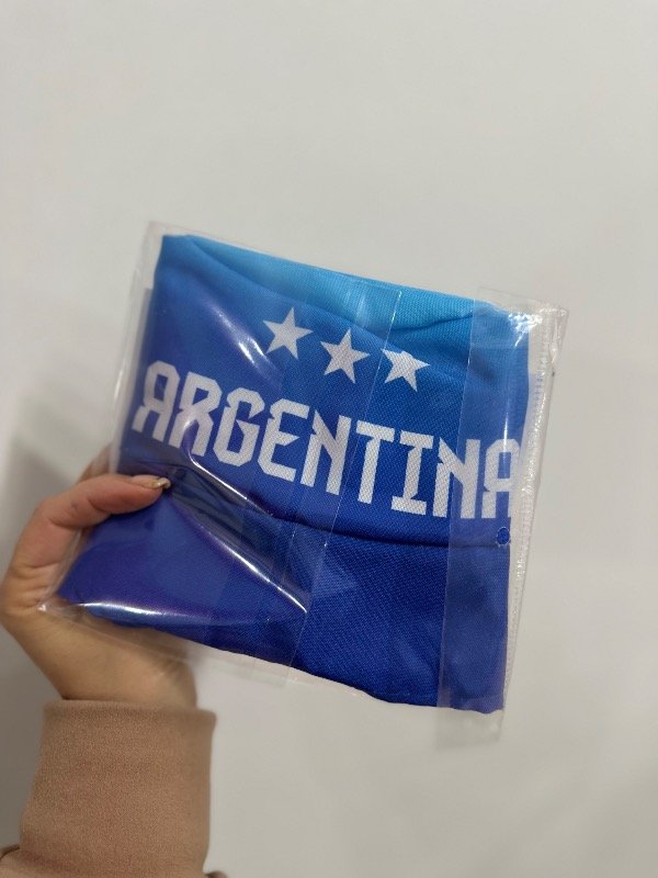 Producto - Piluso Argentina azul degrade de tela sublimada
