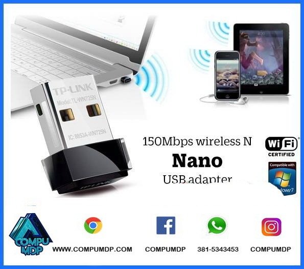 Producto - PLACA DE RED TPLINK TL-WN725N 150MB