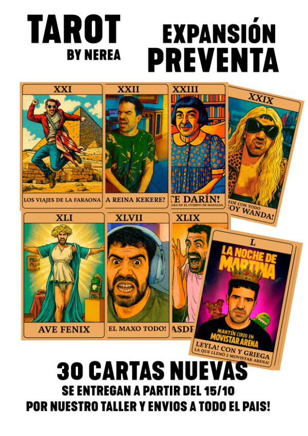 Producto - PRE VENTA Martin Cirio Expansíon 30 Cartas de Tarot Nuevas  By Nerea