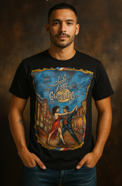 Producto - REMERA LOS GARDELITOS-BRILLA EN LA OSCURIDAD