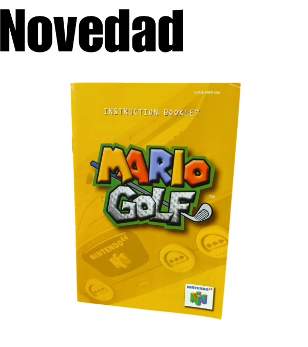 Producto - Manual de Mario Golf Nintendo 64