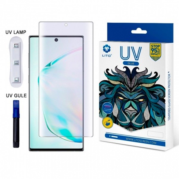 Producto - Vidrio Templado Curvo UV Glass Clear Samsung Note 10