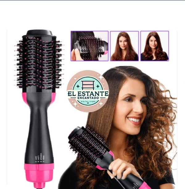 Producto - Cepillo Electrico Secador De Pelo Voluminizador 3 En 1