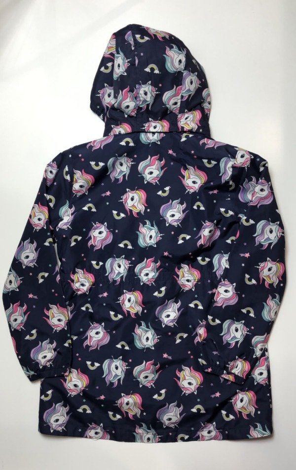 Producto - Rompevientos azul con unicornios HyM 8 años - 3