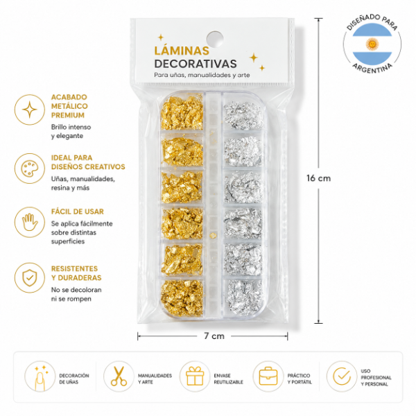 Producto - Papel Metalizado hoja de oro papel metalizado