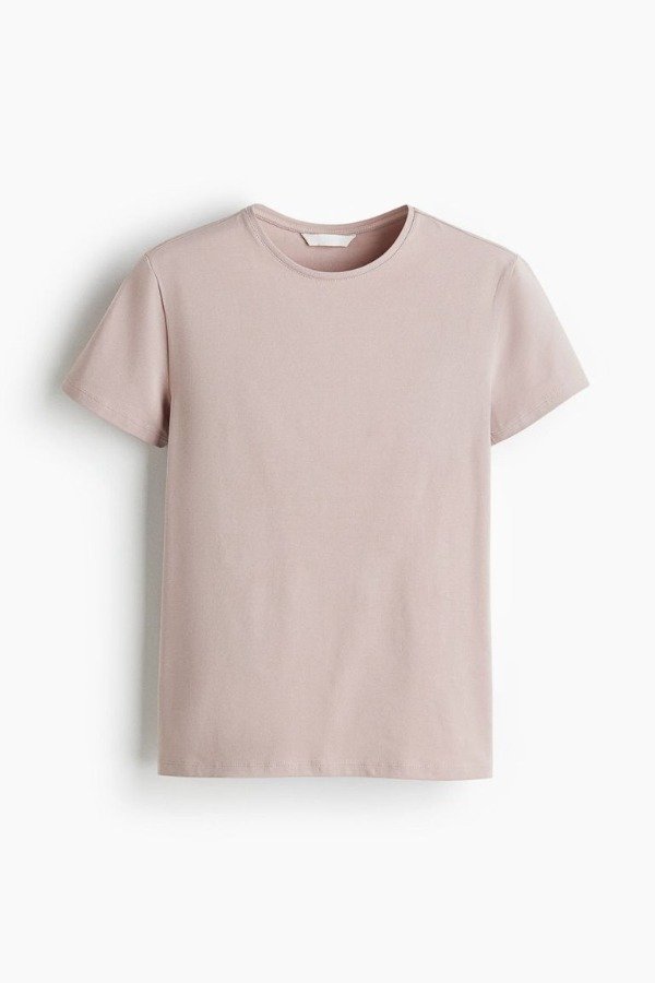 Producto - Remera HyM entallada rosa - 0