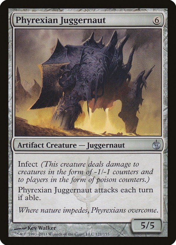 Producto - Phyrexian Juggernaut #121  Mirrodin Besieged