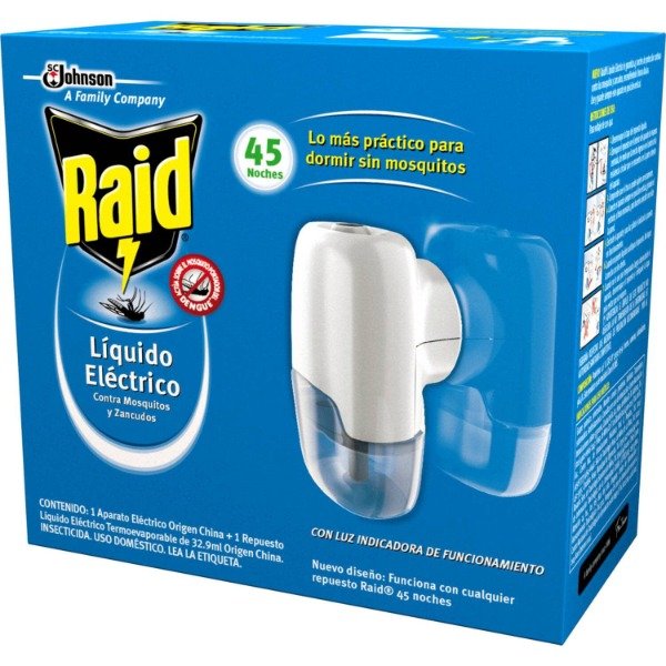 Producto - Raid Liquido Electrico aparato mas repuesto