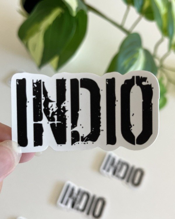 Producto - Sticker Blanco UV - Indio
