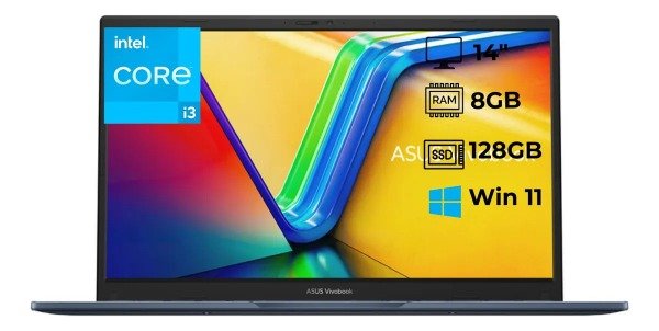 Producto - Notebook Asus Intel i3 - 8gb - ssd 128gb