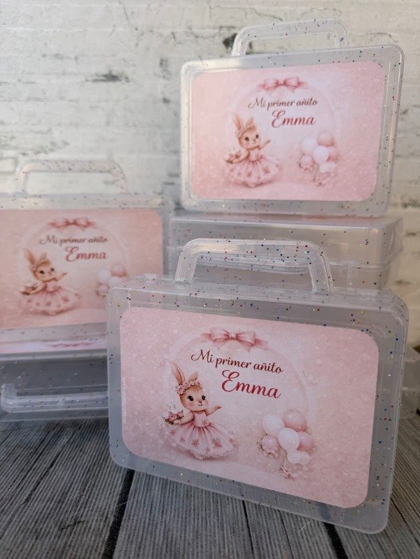 Producto - Valijita Plástica  GLITTER  x10 Uni. - 6