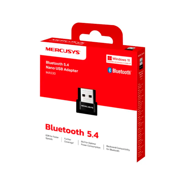 Producto - Adaptador MERCUSYS bluetooth 5.4 MA530 nano USB - 0