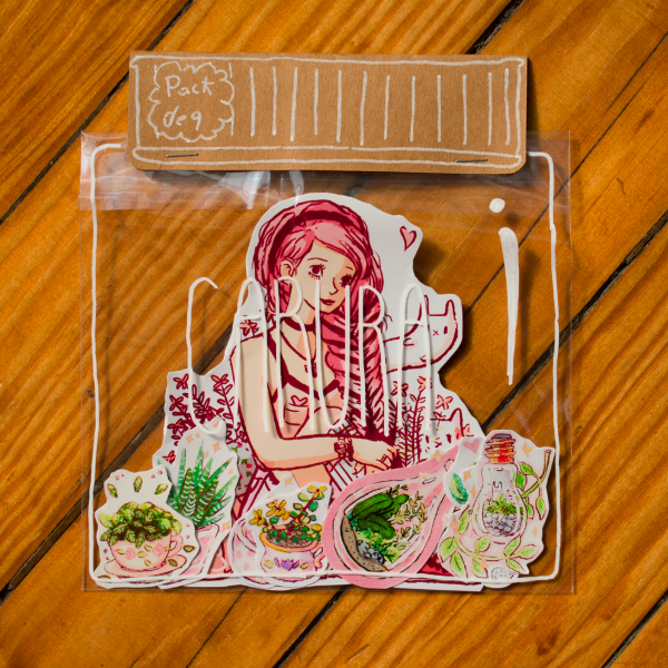 Producto - Set stickers Plants Lovers