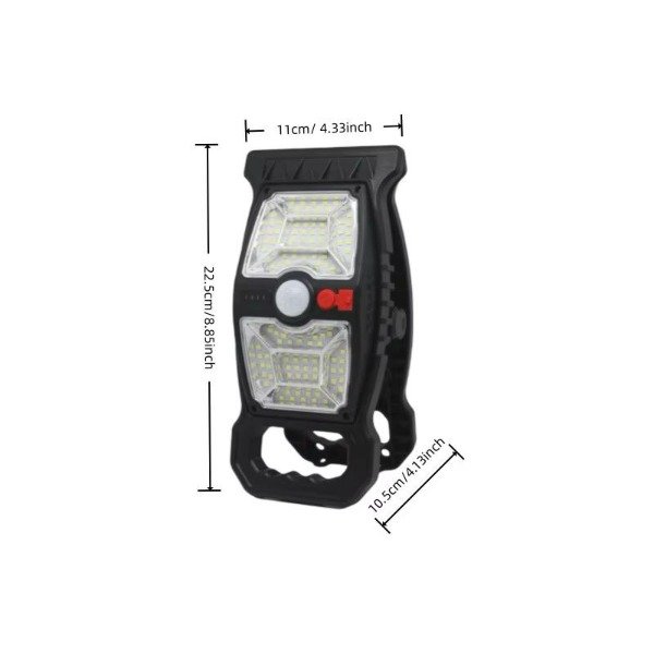 Producto - 6671 Reflector Luz Solar Con Clip Led Fria Panel Solar/usb Sensor - 1